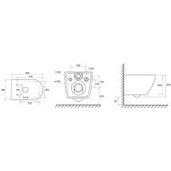 ������ ��������� TECEspring K 360�350�480 ������������, � ��������, Tornado flush, ����� 9700997