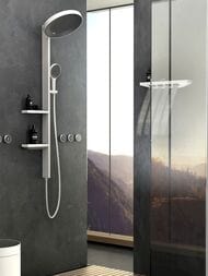 Душевая система Hansgrohe Rainfinity Showerpipe 360 1jet скрытый монтаж белый матовый 26842700 — изображение 6