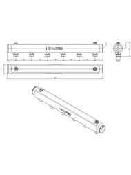 Коллектор VALTEC 1.1/2" на 6 выходов, 3/4"Н с м-о расст вых. 100мм, нерж. сталь, VTc.510.SS.080506 — изображение 4