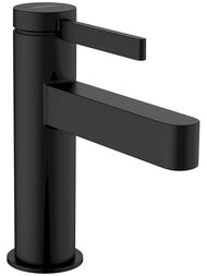 Смеситель Hansgrohe Finoris 76010670 для раковины 100, сливной клапан Push-Open, матовый черный — миниатюра 1