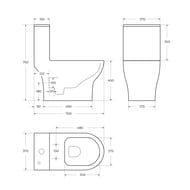������-�������� BelBagno Lounge (700�370�750) ��������. ������, � ��������, ����� BB8618CPR-MN/SC