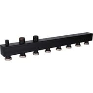 Коллектор распределительный ROMMER 4 отопительных контура 1.1/2", сталь