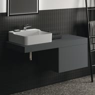 Тумба под раковину Ideal Standard CONCA (600x505x360) 1 ящик, антрацит матовый лак T3982Y2