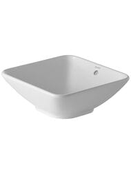 Раковина DURAVIT BACINO 420х420х165 без площадки под смес, перелив, крепление 0333420000
