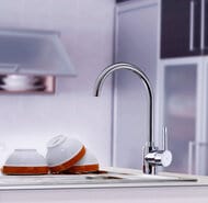 Смеситель для кухни TEKA ARK 915 CHROME однозахватный,высокий,поворотный излив,хром 239151200