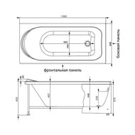 ����� ��������� Aquanet NORD ��� 160�70 �������������, ��� ������� 204018