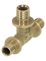 Тройник TECEflex 20х20х20 90°, латунь,  760020 — миниатюра 1