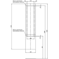 Пенал Aquanet Алвита 35 L (350х1576х309) левый, подвесной, 2 дверцы, антрацит 249618