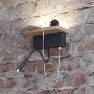 Бра Odeon Light Woody 3868/8WL, черный