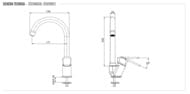 Смеситель для кухни Remer Vanity V42B, хром
