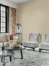 Обои флизелиновые Hygge III Dacha Hg22 002 (1,00х10,05) геометрия, бежевые (рул.)