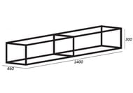 ������� ��� �������� Cezares CADRO (140x46�30) ������������� CADRO-140/46/30-1C-SO-MET
