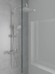 Душевая система Hansgrohe Vernis Shape 26286000 смеситель термостат, верхний/ручной душ, хром — изображение 2