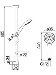 ������� �������� NOBILI ������ 685 ��, ����� 1 �����, �����, ��������, ���� AD140/64CR