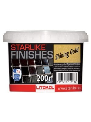 ������� ����-�������� ����� FINISHES SHINING GOLD ��� ������� LITOCHROM STARLIKE 200 �