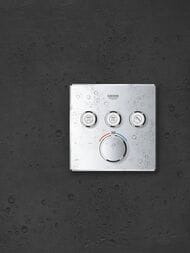 Смеситель Grohe Grohtherm SmartControl 29126000 термостат, 3 выхода, внешняя часть, хром — миниатюра 8