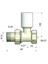 SCHLOSSER ������ ������� � ������ ��������� DN 15 1/2 GZ � 1/2 GW 601400018