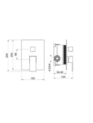 ��������� ��� �����/���� Aquatek ����� AQ1646CR ������������, 2 ������, �������������, ����: ����