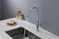 Смеситель для кухни AQUAme Cucina с выдвижным изливом, хром, AQM9905CR — изображение 10