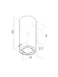 ������� JETAIR Pipe BL/A/43 (430�500�886) 1200 �3/�, 256 ��, ������ PRF0099229A