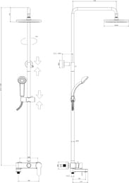 ������� ������� Paffoni Blu ZCOL632CR �������������, ������� � ������ ���,  ����