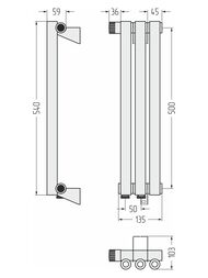 ������� �����-0 ������ �������� 500�135 (3 ����) ����.�����, EU50 ������ �����, 3/4", 00-0320-5003