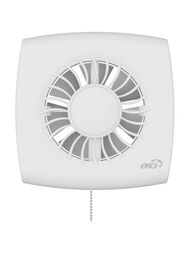 Вентилятор ERA WIND D120 накладной, 160 м3/ч, 30 дБ, тяг.выкл, белый, WIND 120-02