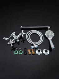 Смеситель для ванны с изливом и дивертором , GAPPO хром, G2242