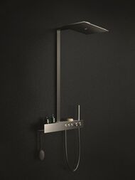 Душевая система TOTO Z SELECTION смеситель термостат, верхний/ручной душ, aerial pulse TBW05401R