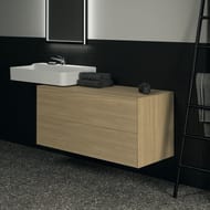 Тумба под раковину Ideal Standard CONCA 1200x505x550 2 ящ внешних, свет.орех, со столешницей T4324Y6
