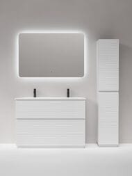 Тумба под раковину Sancos Folk Floor FL120FW 1190х445х850 напольная, с 2-мя ящиками, цвет: Bianco