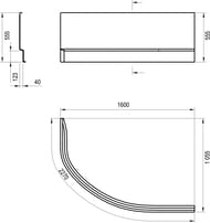 ������ � ����� RAVAK ROSA II 160 P N ����� CZL1200AN0