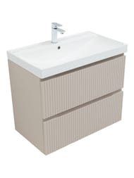 Тумба для раковины Aquanet Джейн 80 (800х455х637) подвесная, 2 ящика, цвет: бежевый 343977