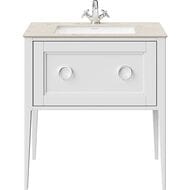 Тумба под раковину KERAMA MARAZZI PLAZA Classic Neo напольная с ящиком 780х466х840, белая матовая PL.CN.80.1\WHT.M