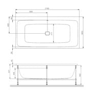 ����� ��������� AM.PM Func 1700�427�800 �������������, ����� W84A-170-080W-A