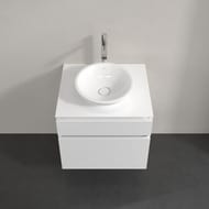 Тумба под умывальник Villeroy & Boch LEGATO (600х500х550) подвесная, 2 ящик, белый B56800DH