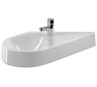 Рукомойник диагональный DURAVIT ARCHITEC 645х410х150 отв. под смеситель, раковина слева 0764650000 — миниатюра 1
