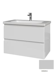 Тумба под раковину Caprigo Форте 80 770х550х446 подвесная, 2 ящика, керамик 36112-TP812