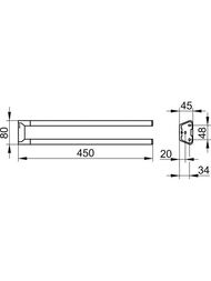 ������������������ Keuco Reva 450 ��, ���������, �������, ������������, ������ ������� 12818370000