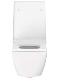 Унитаз подвесной Duravit Viu 370х570х400 безободковый, HygieneGlaze, цвет: белый 2511092000