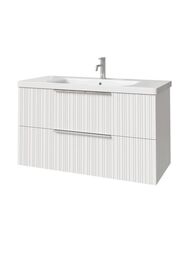 Тумба под раковину Caprigo RAIN 100 (976х446х550) подвесная, 2 ящика, цвет Бланж 36514-SF027