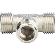 Тройник STOUT 3/4"ННН, никель,  SFT-0018-343434