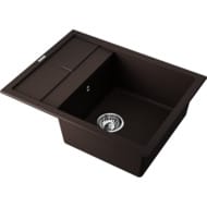 Мойка Omoikiri SUMI 65-DC (650х500х230) врезная, тетогранит, темный шоколад 4993674