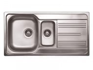 Мойка врезная Ukinox Grand (980х500) декор. поверхность 0,8мм, слив 3 1/2, GRL980.500 15GT8K -O