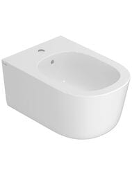 Биде подвесное Globo Lalita LTS09BI 540х360х260 перелив, отверстие под смеситель, крепеж, цвет:белый