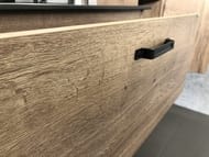 Тумба COMFORTY Бредфорд-90 (910х870х470) напольная, с раковиной, дуб темный 00004148003
