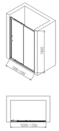 ������� ����� BAND HOURS LOFT 120-135D (1200/1350x1900) ���������� ������/������� ����