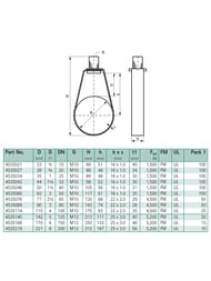 ����� ������������ Walraven BIS ��41 FM, UL  �12  6" - DN150, 4535168