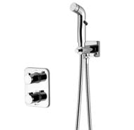 Смеситель встраиваемый Lemark YETI LM7820C с гигиеническим душем, термостатический, хром