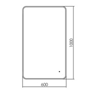 ������� Silver Mirrors Incanto-3 (600�1000) ���������,����.����.,����,��������,������ LED-00002537